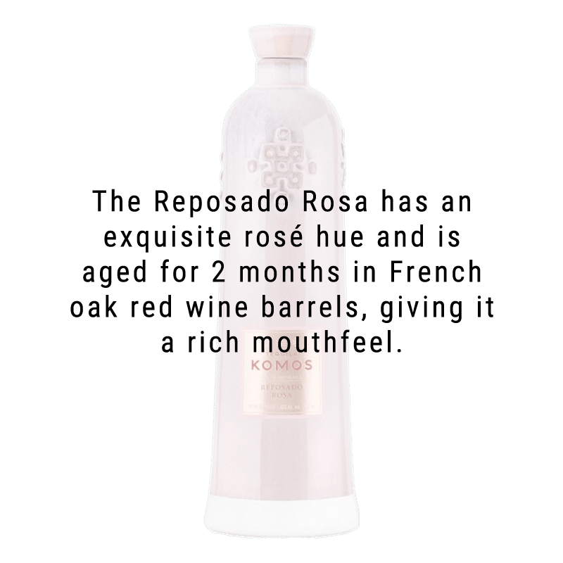 Komos Rosa Reposado Tequila 375mL - Great American Craft Spirits