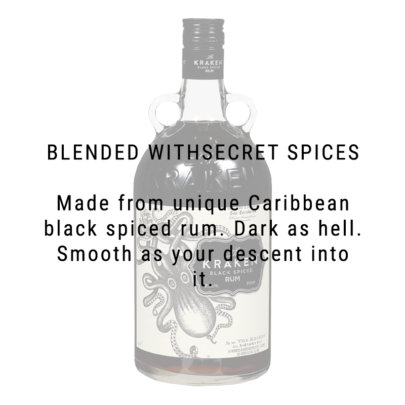 Kraken Black Spiced Rum 1.75 L - Great American Craft Spirits