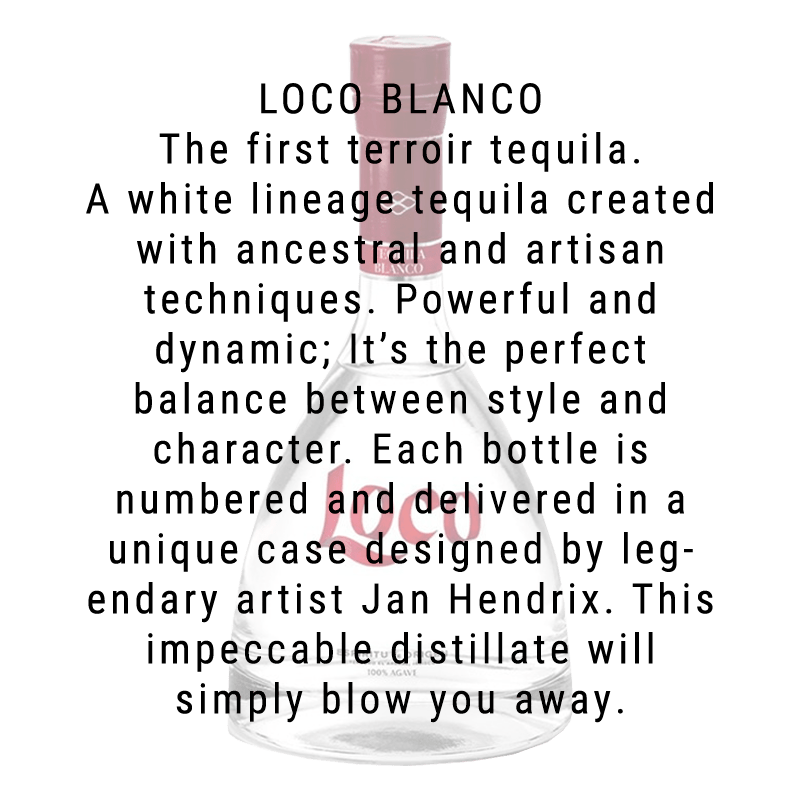 Loco Blanco Tequila 750mL - Great American Craft Spirits