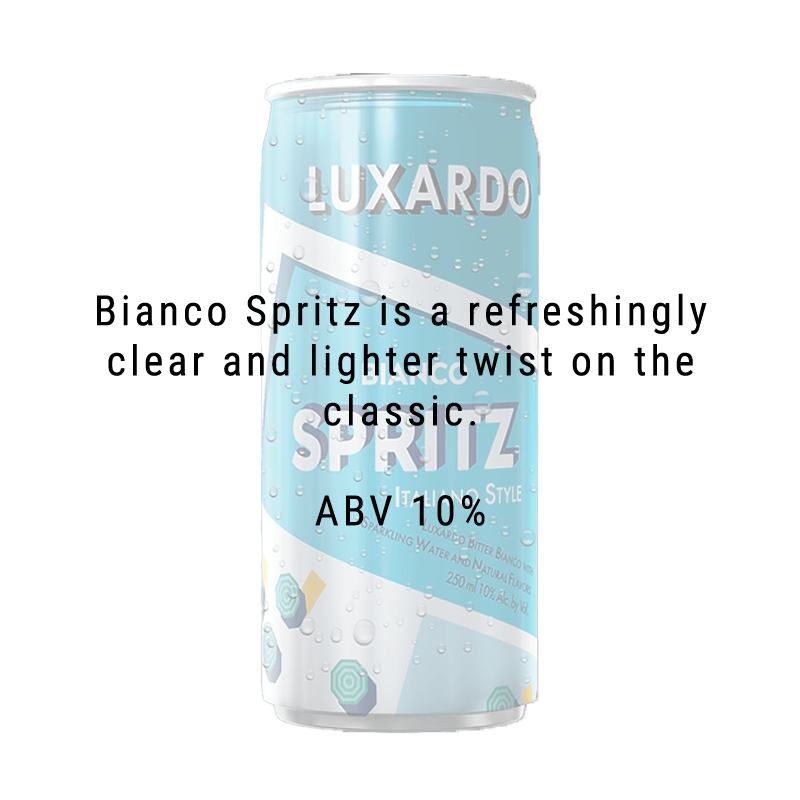 Luxardo Bianco Spritz Cocktail 4 pack - Great American Craft Spirits