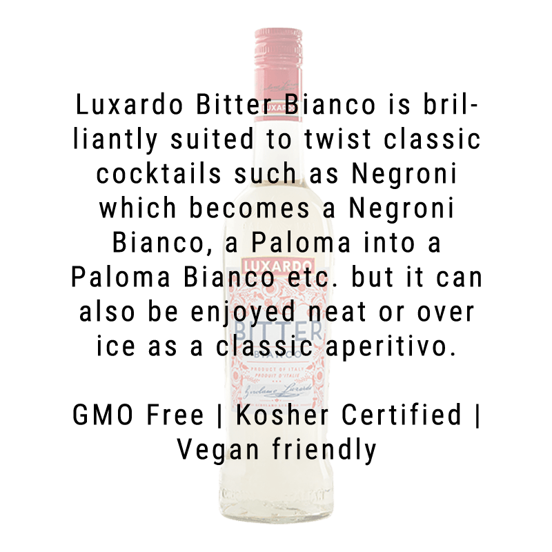 Luxardo Bitter Bianco Liqueur 750mL - Great American Craft Spirits