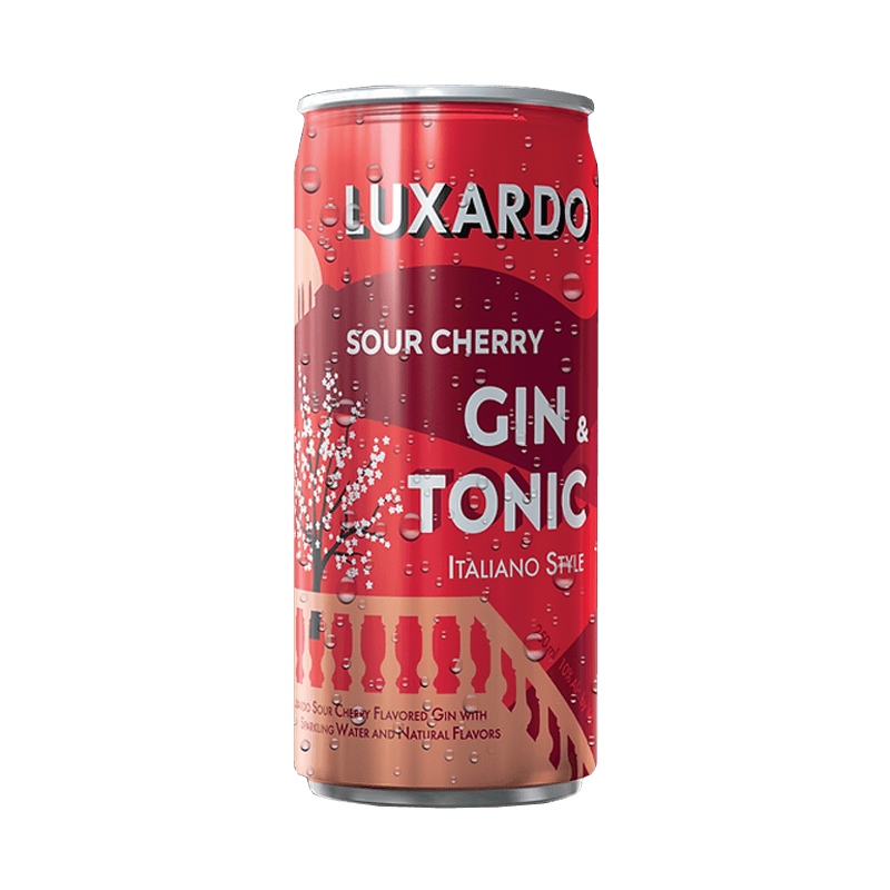 Luxardo Sour Cherry Gin & Tonic Cocktail 4 pack - Great American Craft Spirits