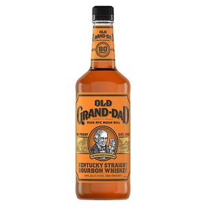 Old Grand-Dad 80 Proof Straight Bourbon Whiskey Bottle 750ml
