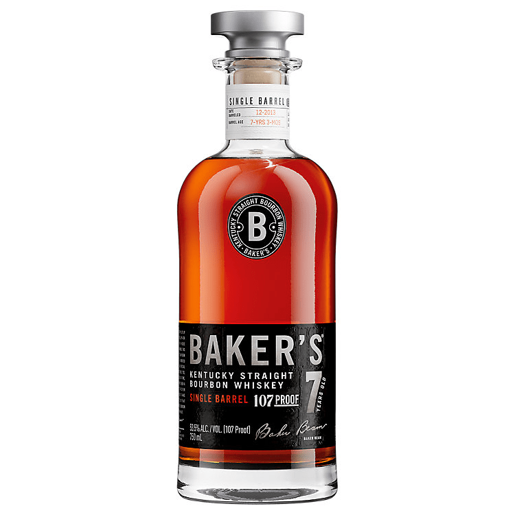 Baker's Straight Bourbon Single Barrel 7 Year 107 Proof 750ml Bottle
