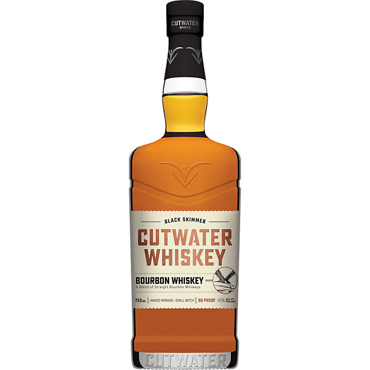 Cutwater Bourbon Black Skimmer 90 750ml bottle of premium whiskey 