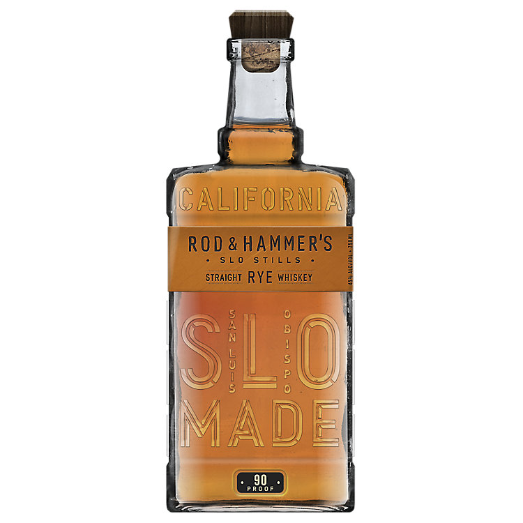 Rod & Hammer's Straight Rye Whiskey Slo Stills 90 Proof 750ml Bottle