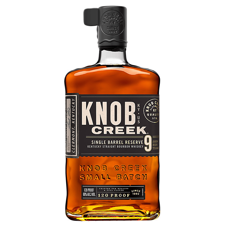Knob Creek Straight Bourbon Single Barrel Reserve 9 Year 120 Proof 750ml Bottle