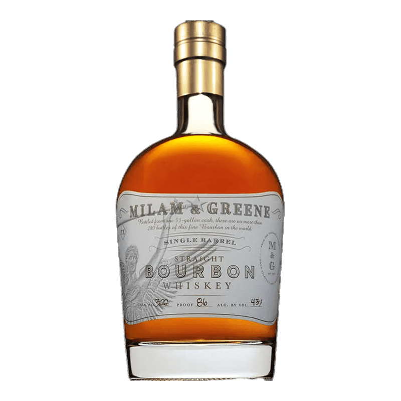 Milam & Greene Single Barrel Straight Bourbon Whiskey 750mL - Great American Craft Spirits