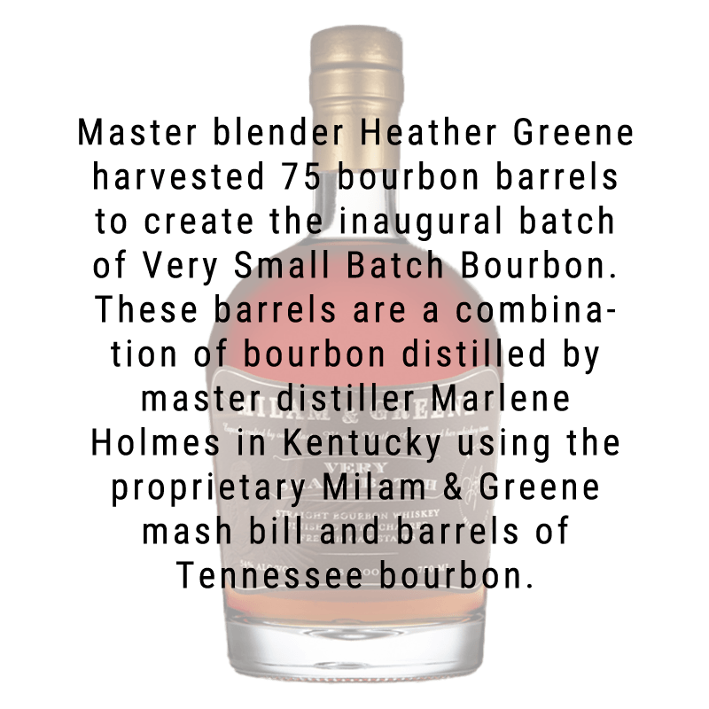 Milam & Greene Very Small Batch Bourbon 750mL - Great American Craft Spirits
