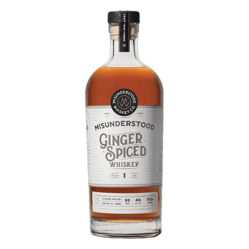 Misunderstood Ginger Spiced Flavored Whiskey 750mL - Great American Craft Spirits