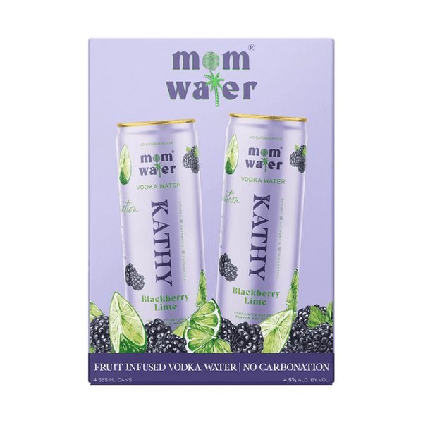 Buy Mom Water Kathy - Blackberry Lime 12.oz 4 Pack | Great