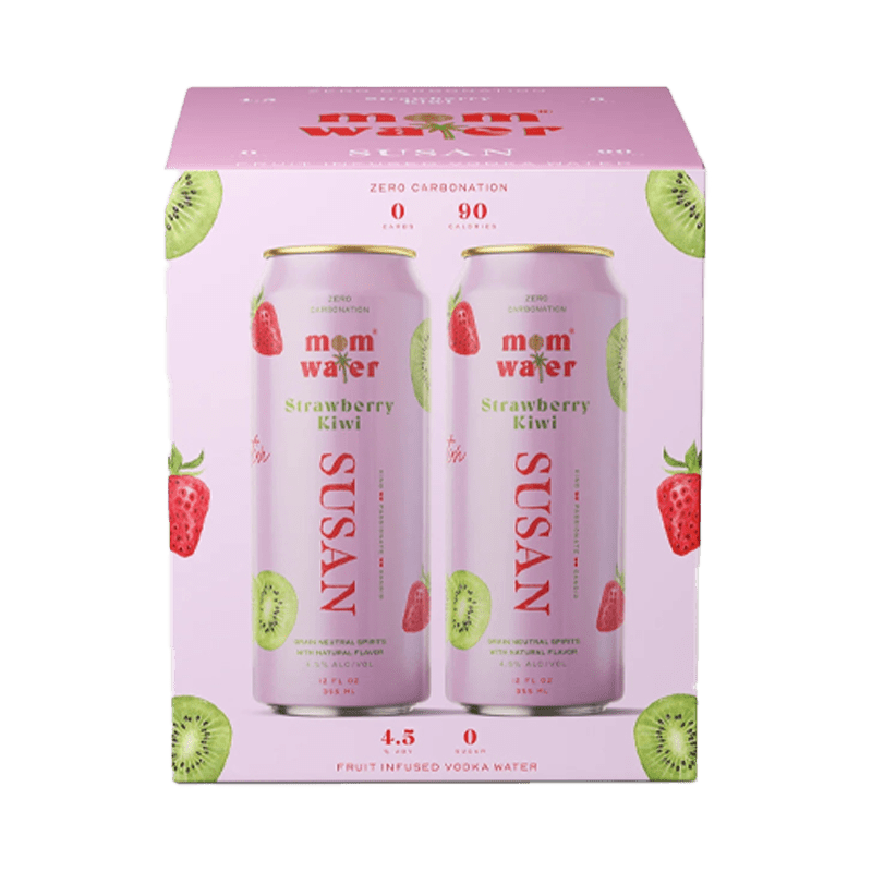 Buy Mom Water Susan - Strawberry Kiwi Cocktail 12.oz 4 Pack