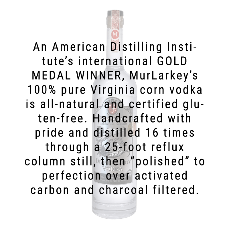 Murlarkey Devine Clarity Vodka 750mL - Great American Craft Spirits
