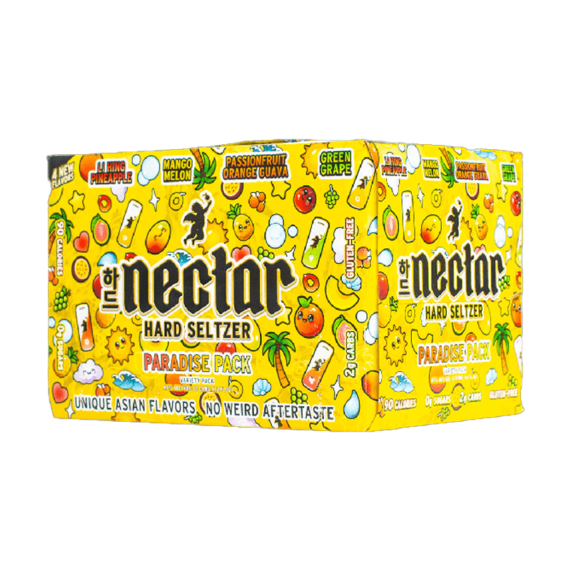 Nectar Paradise Hard Seltzer Variety 12 Pack 12.oz - Great American Craft Spirits