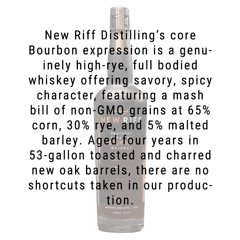 New Riff Distilling Bottled in Bond Kentucky Straight Bourbon Whiskey 750mL - Great American Craft Spirits