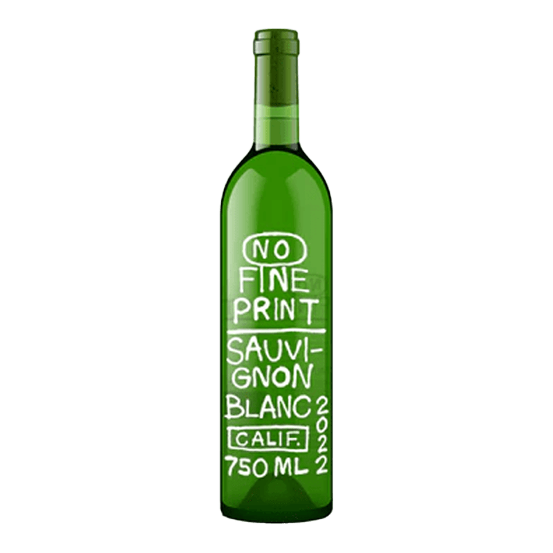 No Fine Print 2022 Sauvignon Blanc 750mL - Great American Craft Spirits