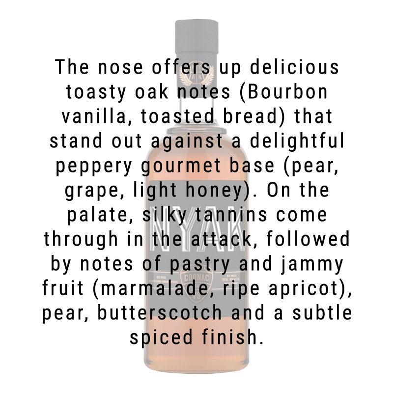 NYAK VS Cognac 750mL - Great American Craft Spirits