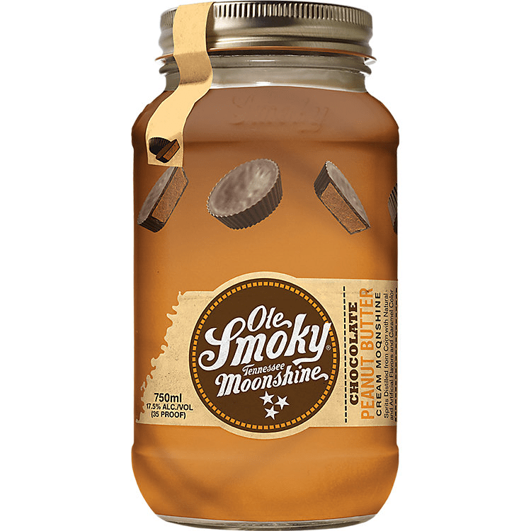 Ole Smoky Chocolate Peanut Butter Cream Moonshine 750ml - Great American Craft Spirits