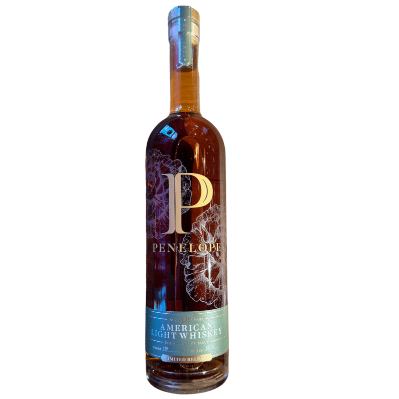Penelope American Light Whiskey 18 Year 750mL - Great American Craft Spirits