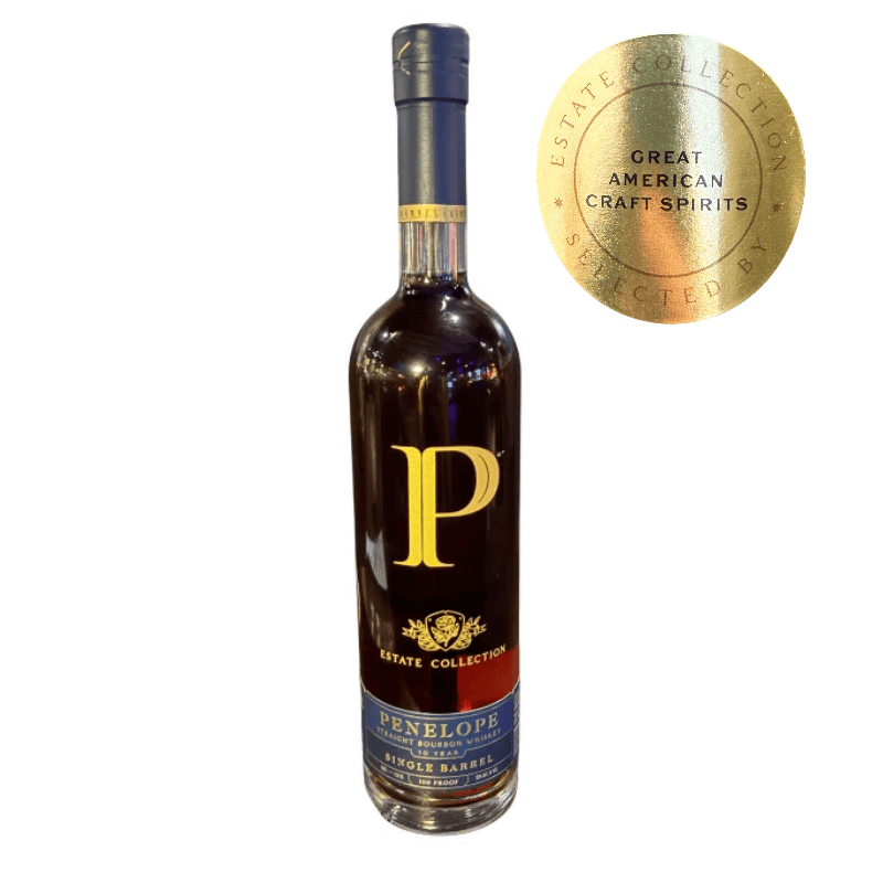 Penelope Estate Collection 10 Year Single Barrel Pick Bourbon #PEN26-318 750mL - Great American Craft Spirits