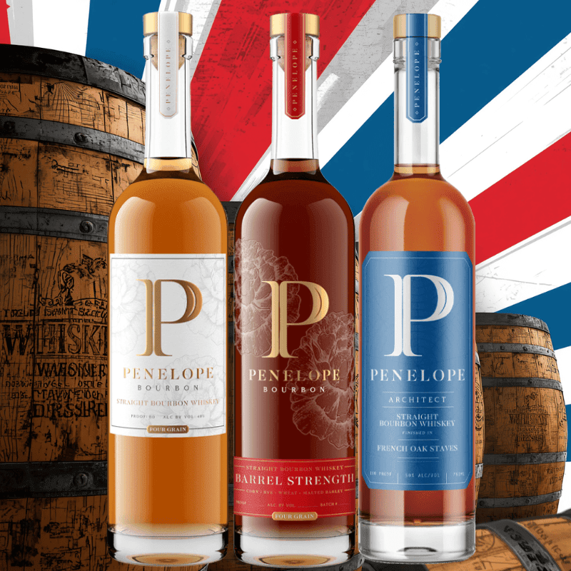 Penelope Red White and Blue Bourbon Bundle 750ml - Great American Craft Spirits