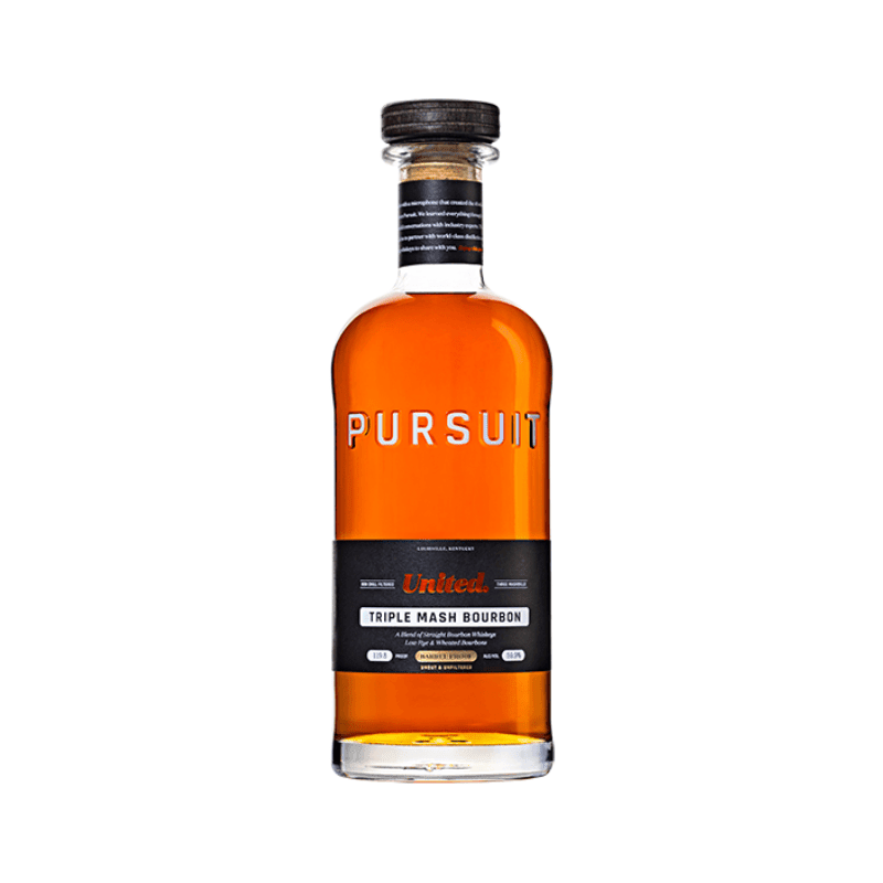 Pursuit United Triple Mash Barrel Proof Bourbon 700mL - Great American Craft Spirits