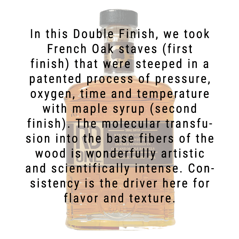 RD One Small Batch Kentucky Straight Bourbon Whiskey Double Finished In Oak and Maple Barrels 750mL - Great American Craft Spirits