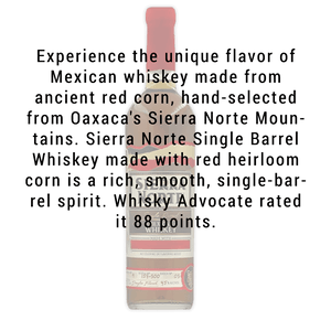 Buy Sierra Norte Native Oaxacan Red Corn Whiskey 750mL | Great