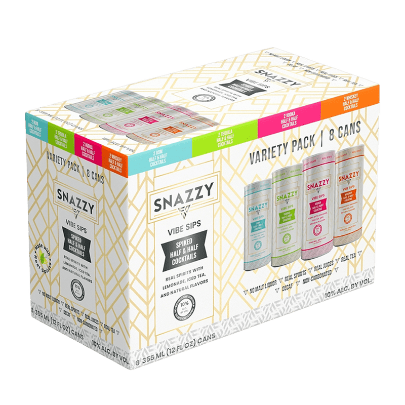 Buy Snazzy Half & Half cocktail Variety 8-Pack Online | Great