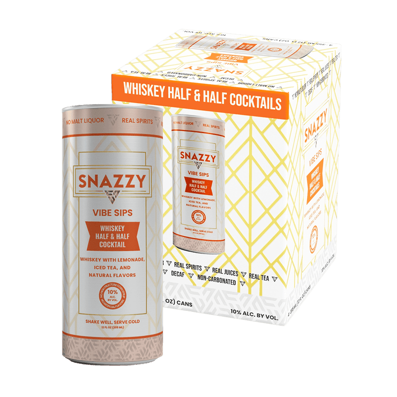 Buy Snazzy Whiskey Half & Half cocktail 4 Pack Online | Great