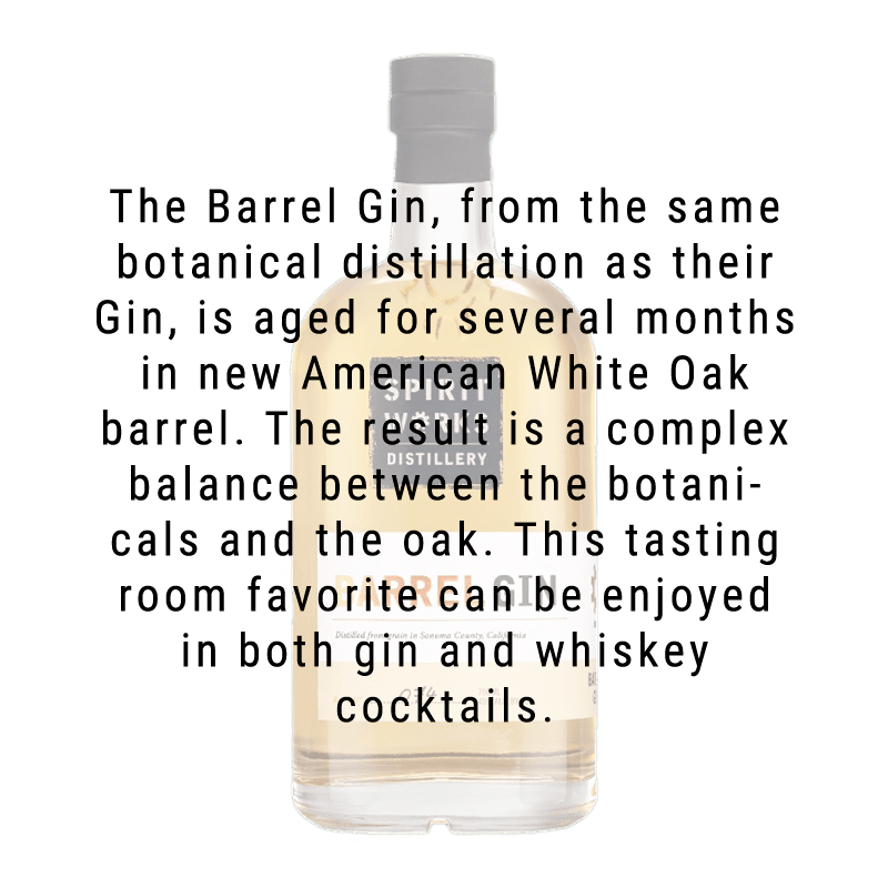 Spirit Works Distillery Barrel Gin 750mL - Great American Craft Spirits
