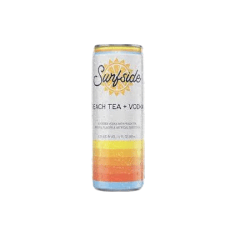 Surfside Vodka Peach Tea Cocktail 12.oz 4 Pack | Great American