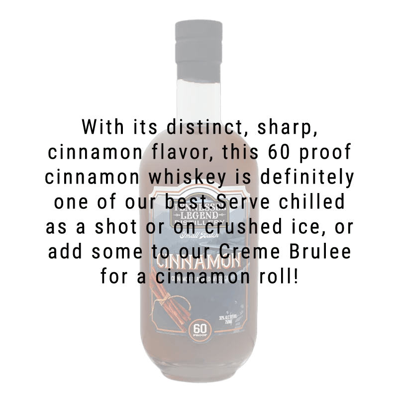 Tennessee Legend Cinnamon Whiskey 750mL - Great American Craft Spirits