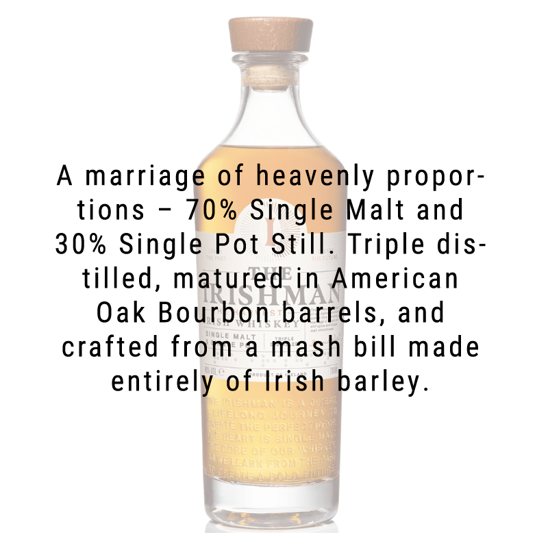 The Irishman The Harvest Irish Whiskey 750mL - Great American Craft Spirits