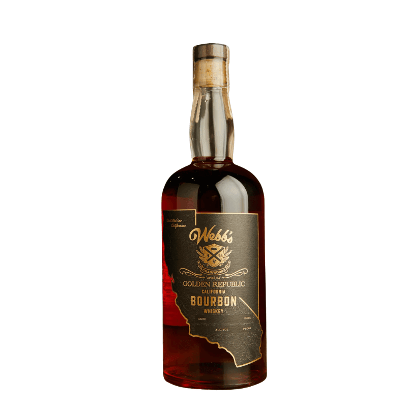 Webb's Golden Republic California Bourbon Whisky 750ml - Great American Craft Spirits