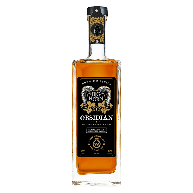 Willie's Distillery Bighorn Bourbon Obsidian 750ml - Great American Craft Spirits