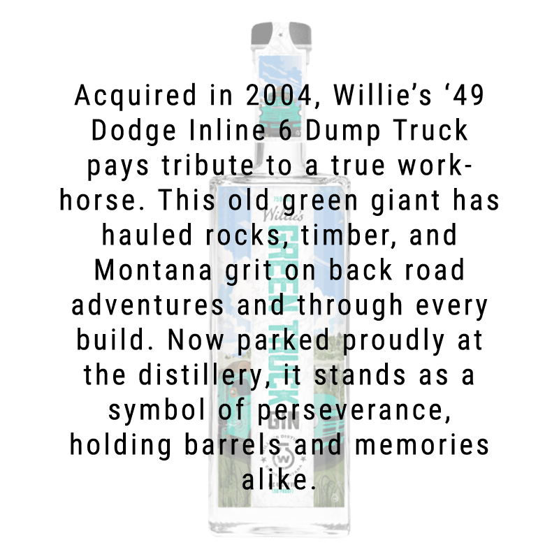 Willie's Distillery Green Truck Gin 750mL - Great American Craft Spirits