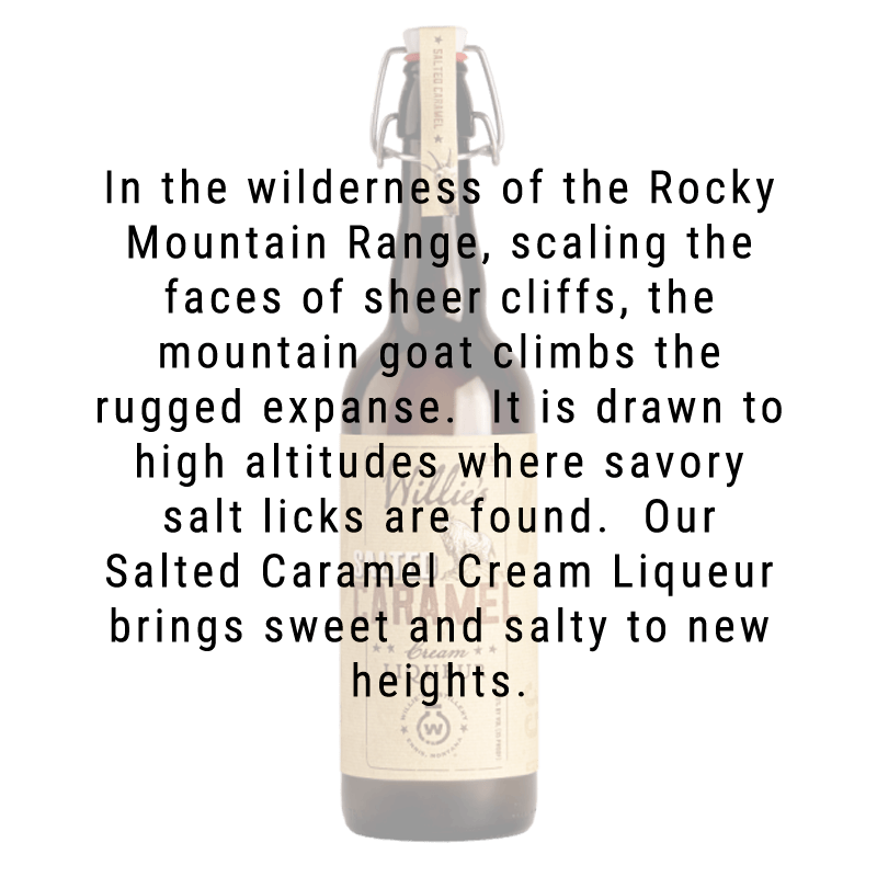 Willie's Distillery Salted Caramel Cream Liqueur 750ml - Great American Craft Spirits