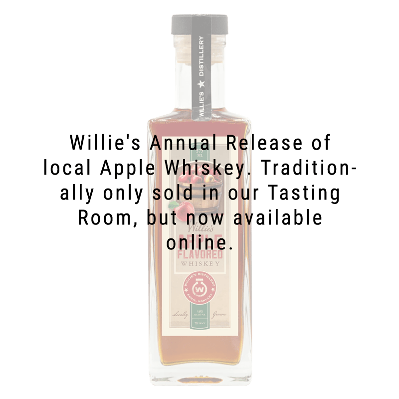 Willie's Distillery Willie's Apple Whiskey 375ml - Great American Craft Spirits