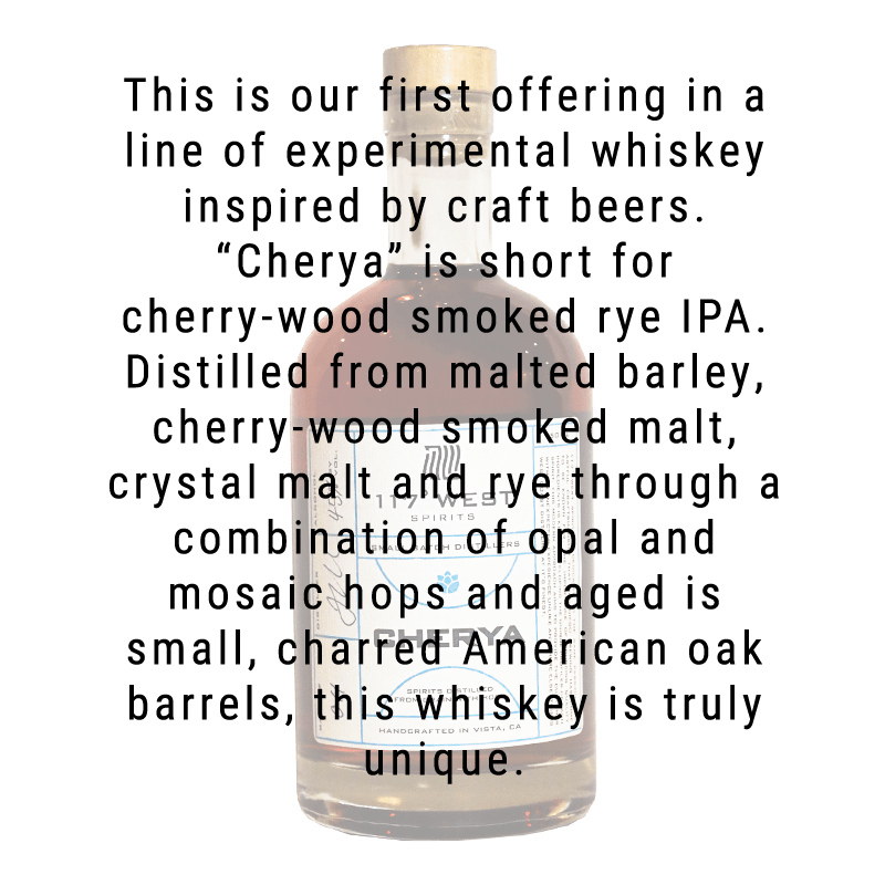 117º West Spirits Cherya Whiskey 750mL