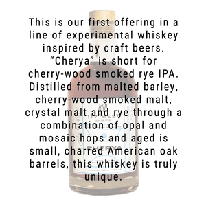 117º West Spirits Cherya Whiskey 750mL