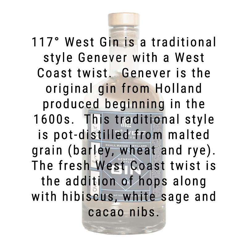 117º West Spirits Gin 750mL