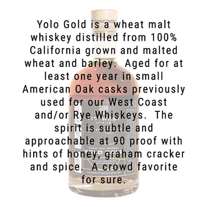 117º West Spirits Yolo Gold Wheat Whiskey 750mL
