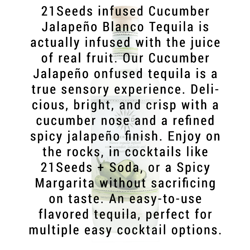 
            
                Load image into Gallery viewer, 21 Seeds Cucumber Jalapeno Tequila 750mL
            
        