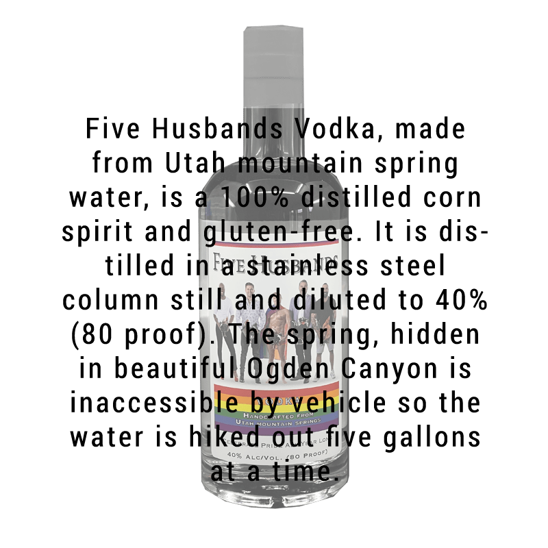 Ogden's Own Distillery Five Husbands Vodka 750ml