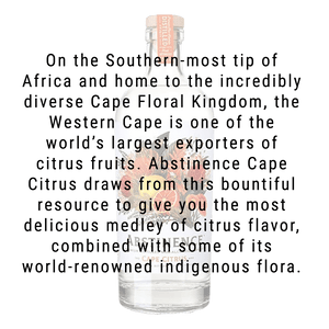 
            
                Load image into Gallery viewer, Abstinence Spirits Cape Citrus Non-Alcoholic Spirit 750mL
            
        
