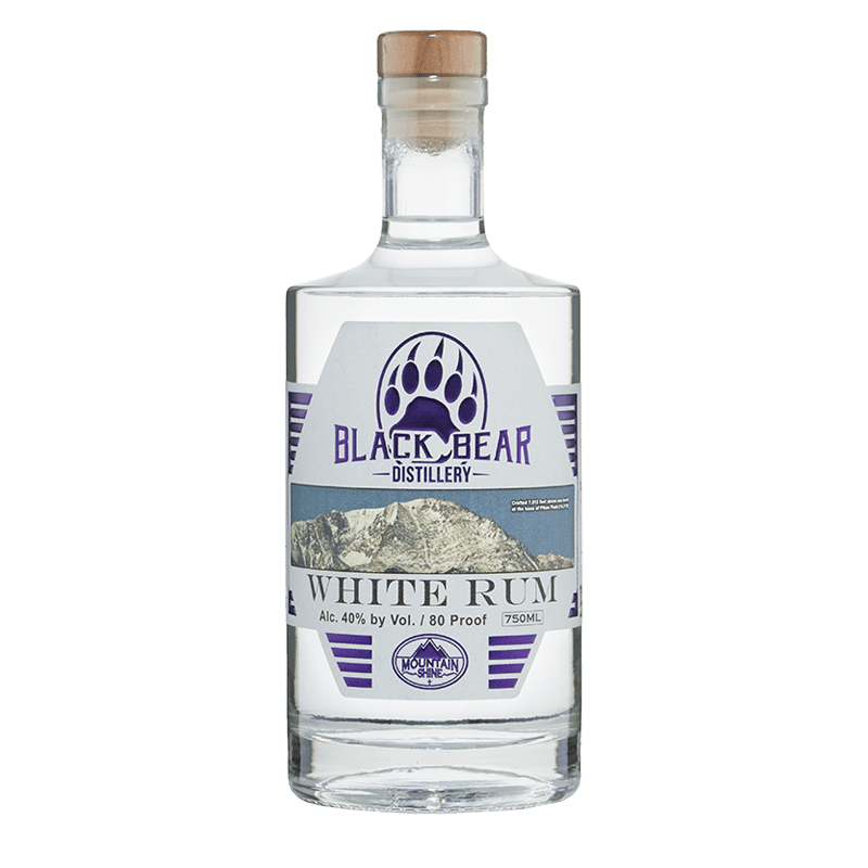 Black Bear Distillery White Rum 750mL buy online great american craft spirits