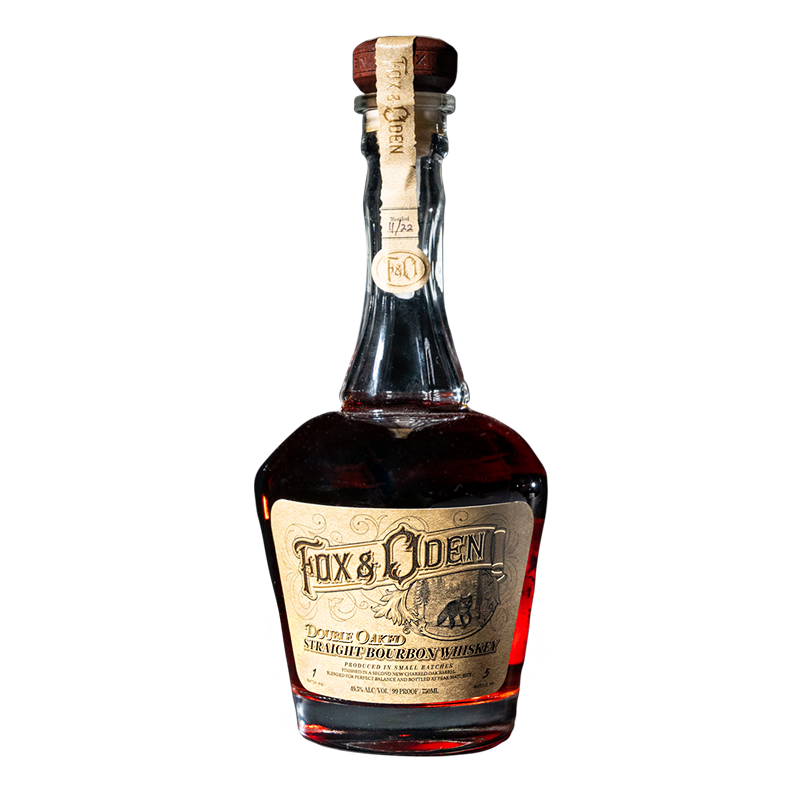 Fox & Oden Double Oaked Straight Bourbon Whiskey 750mL