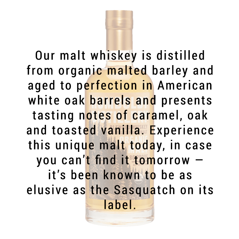 Humboldt Distillery Malt Whiskey 750mL