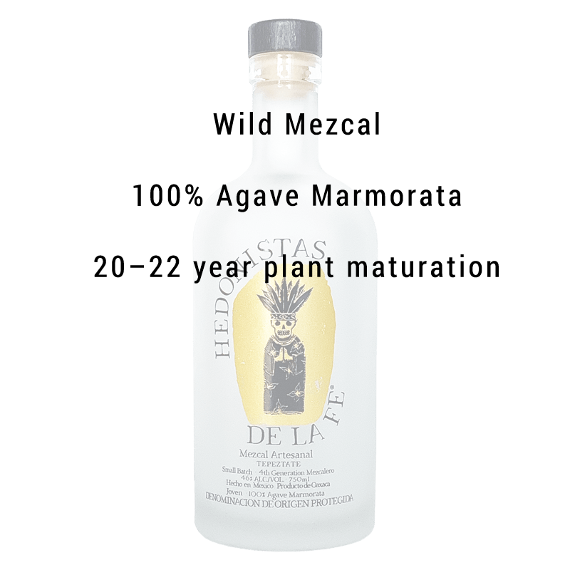 Hedonistas De La Fe Tepeztate Mezcal 750ml